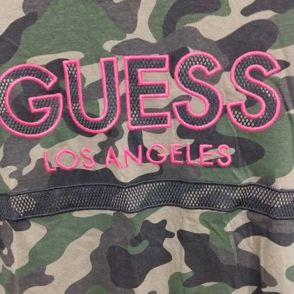 Guess Los Angeles Camo T-shirt Medium - Picture 4 of 10
